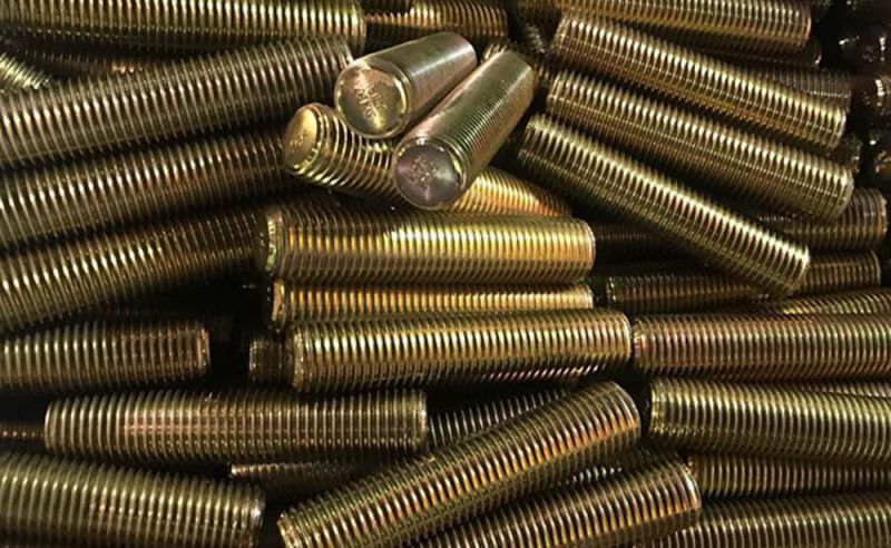 Customizable Full Thread Double Head Bolt Stud DIN976 Threaded Rod
