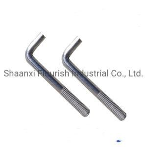 Carbon Steel L/J / U / Shape Foundation Bolts Galvanised