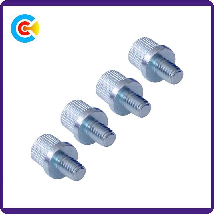Carbon Steel Galvanized Knurled Hex Socket Head Cap Screw with Washer