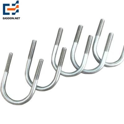 Zinc Plate U Bolt Carbon Steel Fasteners U-Bolt DIN3570 U Bolts Made in China U Shape Pipe Clamp