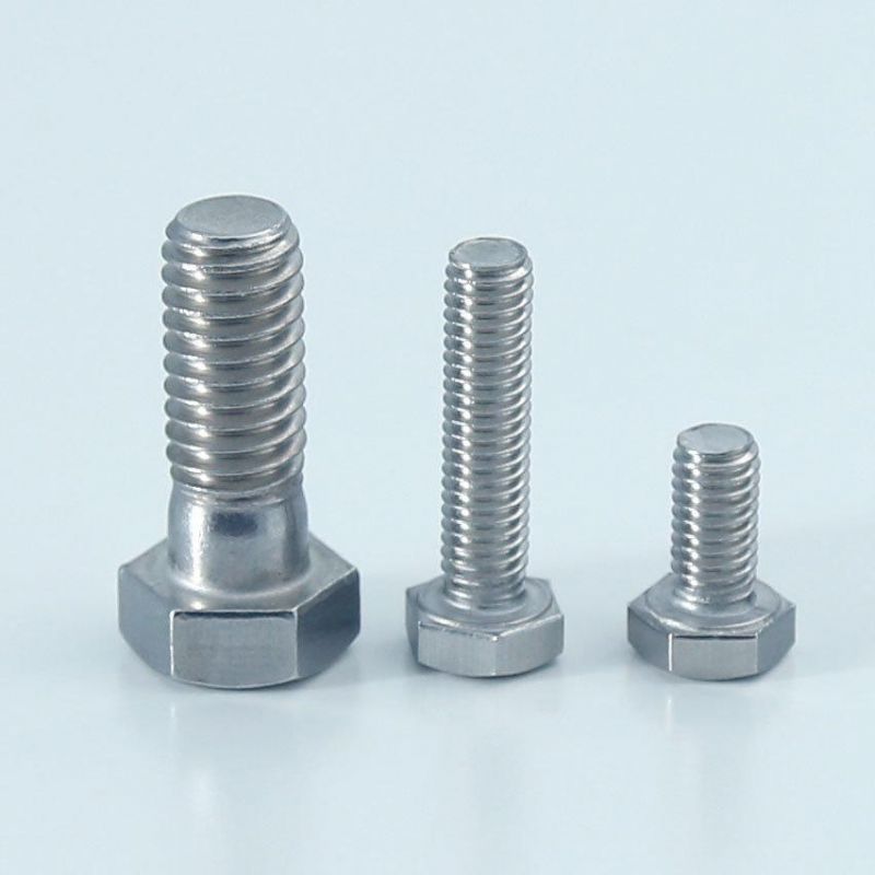 China Fasteners High Precision Ss 304 Stainless Steel Half Thread Hex Bolts