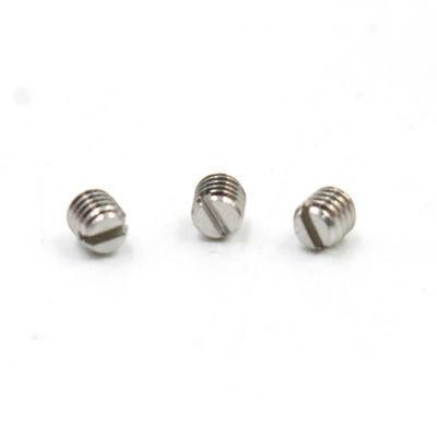 Stainless Steel Slotted Set Screws with Flat Point DIN 551