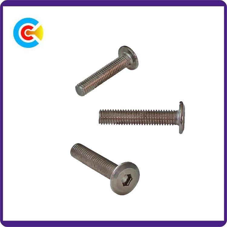 Galvanized Grub Screw Socket Cap Screw Button Head Screw