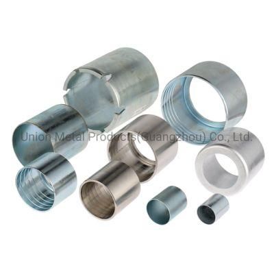 Plated Steel Stainless Steel Straight Ferrule Galvanized Iron Straight Ferrule