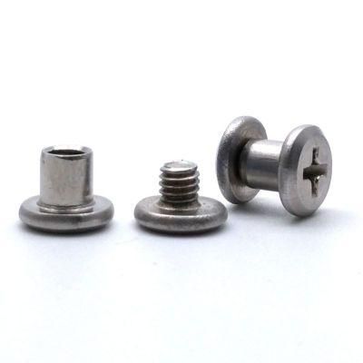 Chicago Male Female Post Phillips Cross Stainless Steel Nylok Screw