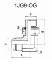 Hydraulic Hose Ends 90° Jic Male 74° Cone or Bsp Male O-Ring Hydraulic Hose Adaptors and Fittings