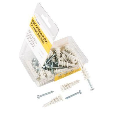 Products Wall Mount Anchor for Gypsum Board Plastic Anchor Self Drilling Anchor Screws