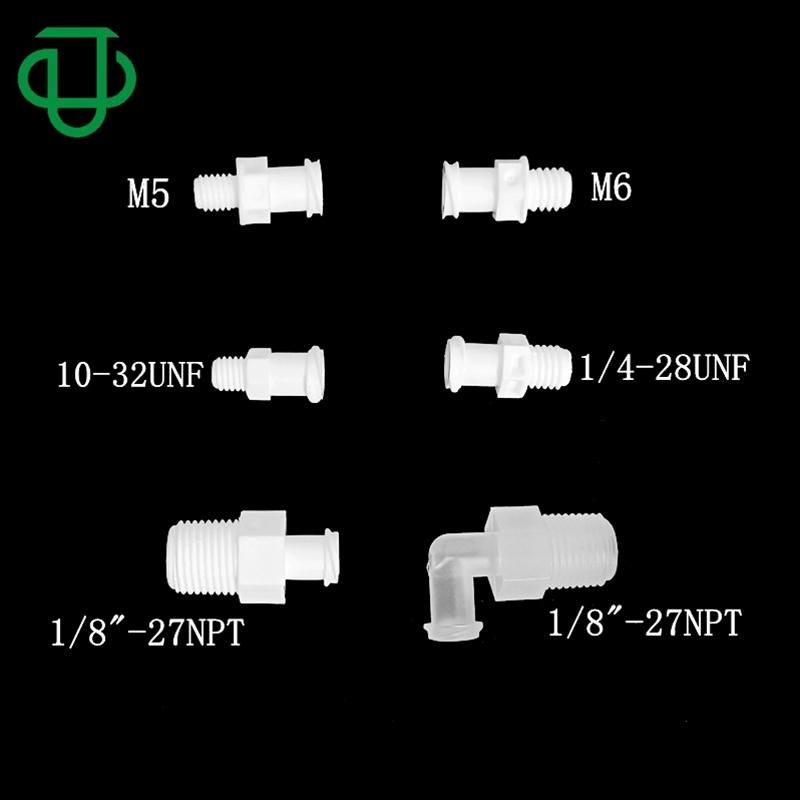 Large Non-Standard Male Female Luer to Hose Barb Plastic Luer Tube Fittings for Injet Printer