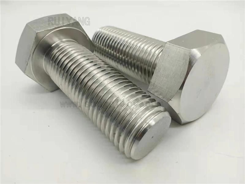 DIN933 Hex Bolts in Stainless Steel Fastener and M10*25 Tc4 Ti Screws