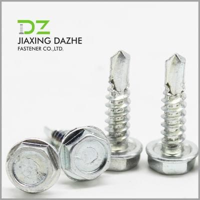 Hex Washer Head Self Drilling Screw Steel Building Material Screw