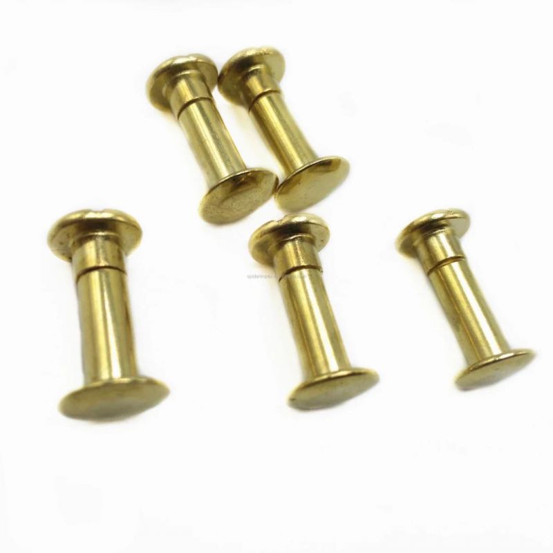 Brass Book Binding Male and Female Chicago Screws