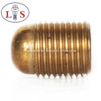 Hot Selling Brass Machined Slotted Set Screw