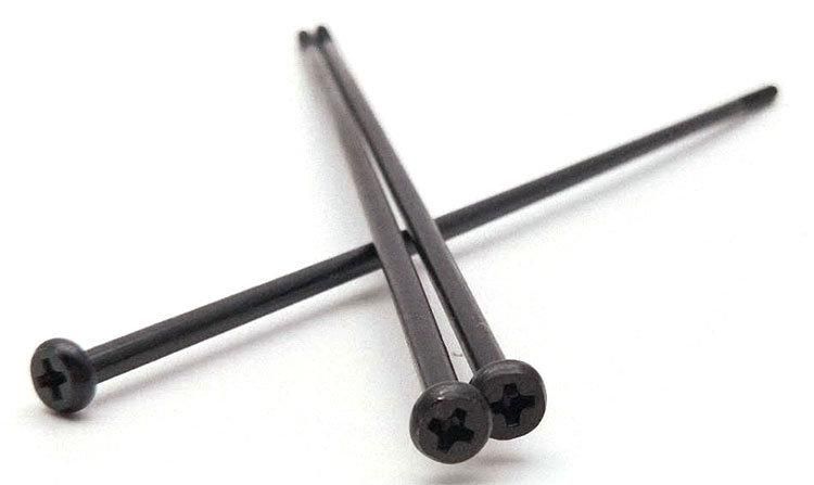 Oxide Black Pan Phillips Head Machine Extra Long Screws