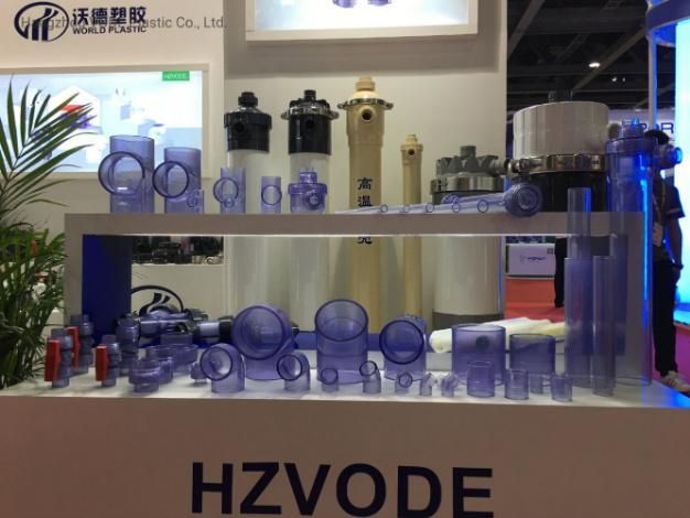 UPVC Plastic Clear Pipe for Industrial Water Treatment with High Quality by Hzvode