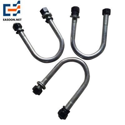 Metric Blot Stainless Steel U-Bolt with Rubber Washers Galvanized U Shaped Screw Bolt U Bolts Bunnings U Bolt Type Clamp