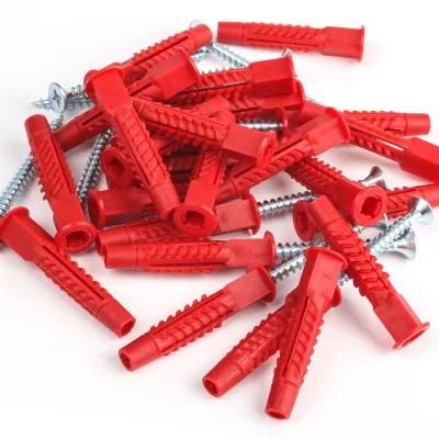 Plastic Wall Screws and Anchors for Drywall Wall Plug Nylon Wall Plug Nail Expansion Anchors