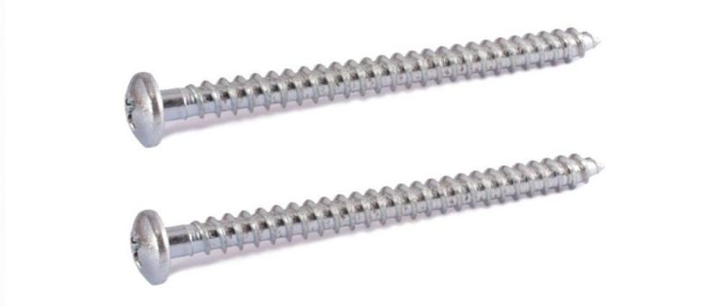 Carbon Steel Brighr Zinc Plated Phil Pan Head Sheet Metal Screw
