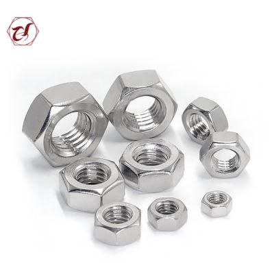 SS304 Screw Cap Good Anti-Skid Performance Hex Nut