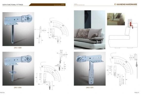 Sofa Hardware, Sofa Fitting, Sofa Headrest Hinge, Sofa Hinges (29010117)
