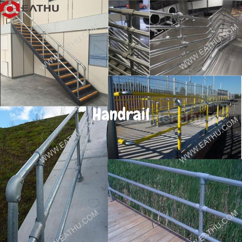 Malleable Iron Galvanized Pipe Clamp Fittings for Handrail and Gards