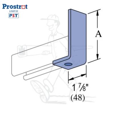 Channel 90-Deg Angle Fittings 1 Hole