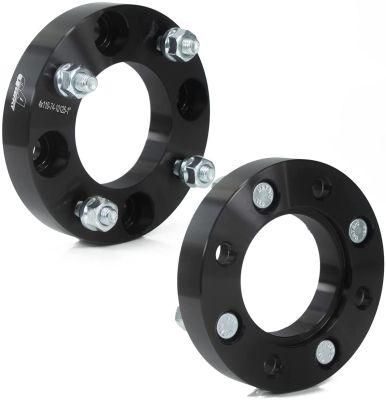 4X110 Black Wheel Spacers with 1&quot; 74mm Hub Bore 10X1.25 Studs