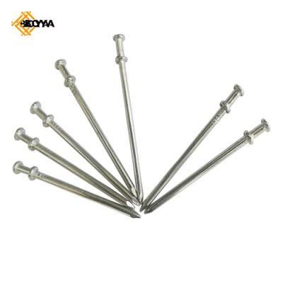 Customizable Size Nails Carpenter Double Hat Iron Nails