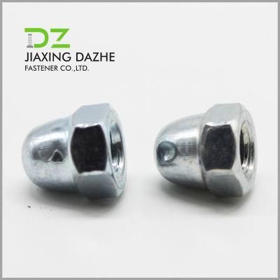 Stock DIN1587 Steel Hex Cap Nuts