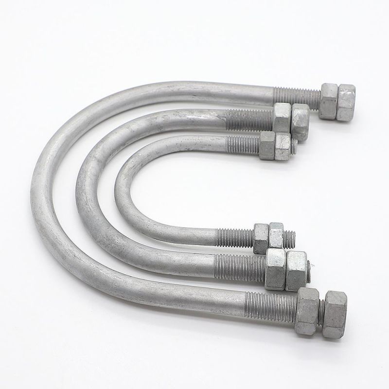 Fasteren Hardware Universal Stainless Steel Saddle Single Pipe Clamps U-Bolt