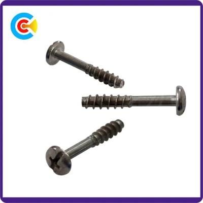 Steel/4.8/8.8/10.9 Flat Tail/Shrink Bar Phillips/Cross Pan Head Inch Self-Tapping Screws