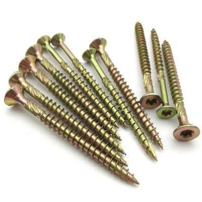 DIN7505 Yellow Zinc Plated Chipboard Screw