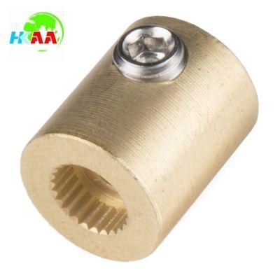 Custom CNC Turning Servo Shaft Coupler and Spline Shaft Couplings