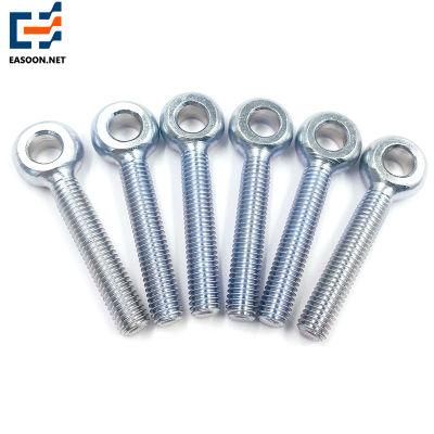 Zinc Plated Eyebolt Long Leg Short Threaded Anchor Eyebolt Zinc Finished 8.8 Grade Adjustable Eyebolt