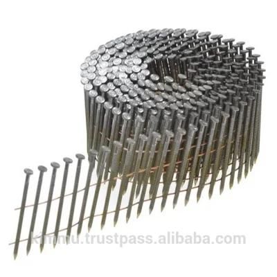 15 Degree Pneumatic Nail, Galvanized Pallet Roofing Coil Common Nail Size