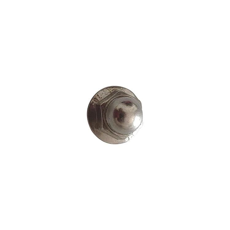 Carbon Steel Flange Cap Nuts, Hex Serrated Flange Cap Nut