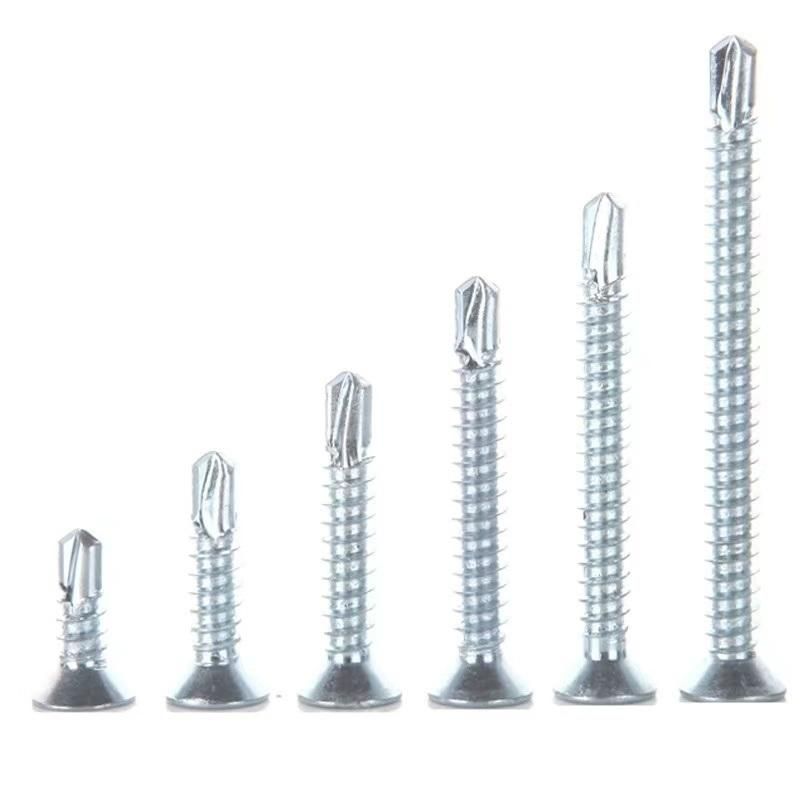 DIN 7504 Cross Recessed Countersunk Head Drilling Screws Stainless Steel Self Drilling Screw