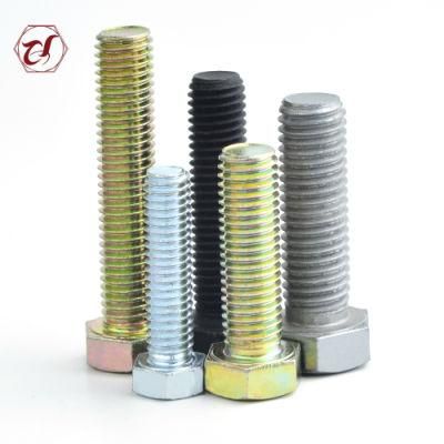 Hexagon Head Yellow Zinc Plated Gr4.8 DIN933 Hex Bolt