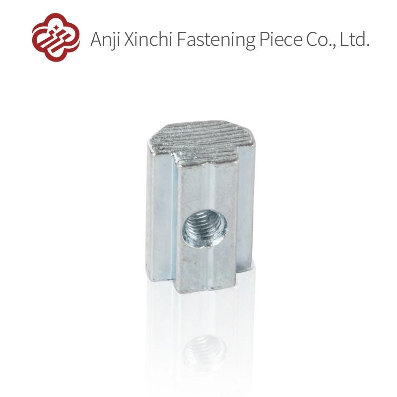 Galvanized Steel T Blocking Slotted Slide Nut with Steps