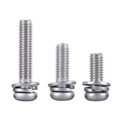 Haiyan GB/T 9074.8 Pan Head Combination Screw with Assemble Flat ND Spring Washer