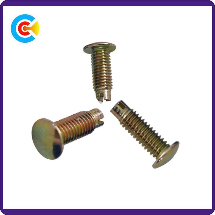 Carbon Steel 4.8/8.8/10.9 Fasteners Non-Standard Rivet/Pin Customized Truss Head Screw