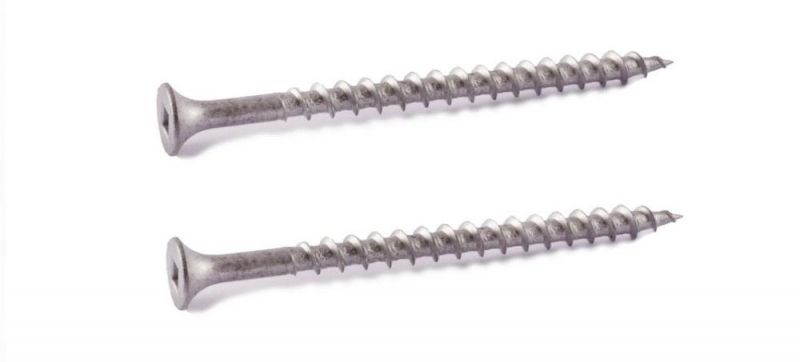 Silver Dacrotized Dacromet Square Drive/Cross Recess Bugle Head Coarse Thread Single Line Decking Screws/Drywall Screw