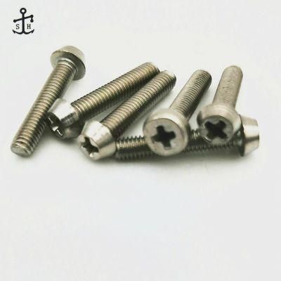 Factory Stainless Small Steel Bolt and Nut of JIS B 1111 Cross Recessed Pan Head Screws