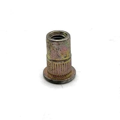 Yellow Zinc Plating Blind Hole Pressure Hand Cap Aluminium Sheet Metal Tool Manual Machine Rivet Nut