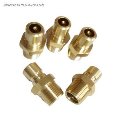 Garden Hose Quick Connect Male Nipple Plug with Coolant Valve