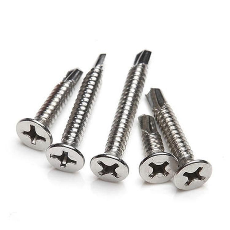 DIN7504p Flat Countersunk Head Bugle Head Self Drilling Screw. Stainless Steel. 304