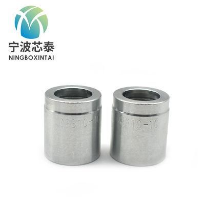 2021 CNC Manufacture Carbon Steel Hydraulic Hose Fitting Ferrule Joint Ferrule for R9a/R9r/, 4sp, 4sh R12 Hose