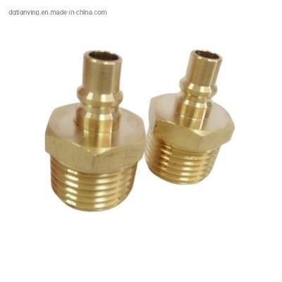 Misumi Standard Mold Brass Male Adapter with Internal Hex