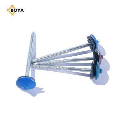Popular Q195 Plain Shank Roofing Iron Nail with Washer