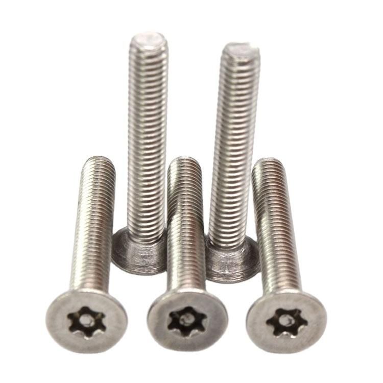 Countersunk Torx Flat Head Security Head Screw with Pin