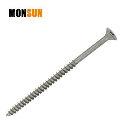 Gray Carbon Steel Self-Tapping Woodworking Screw